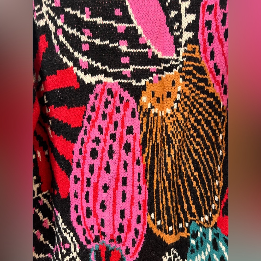 EUC Farm Rio Shell Sweater Dress - Picture 7 of 11
